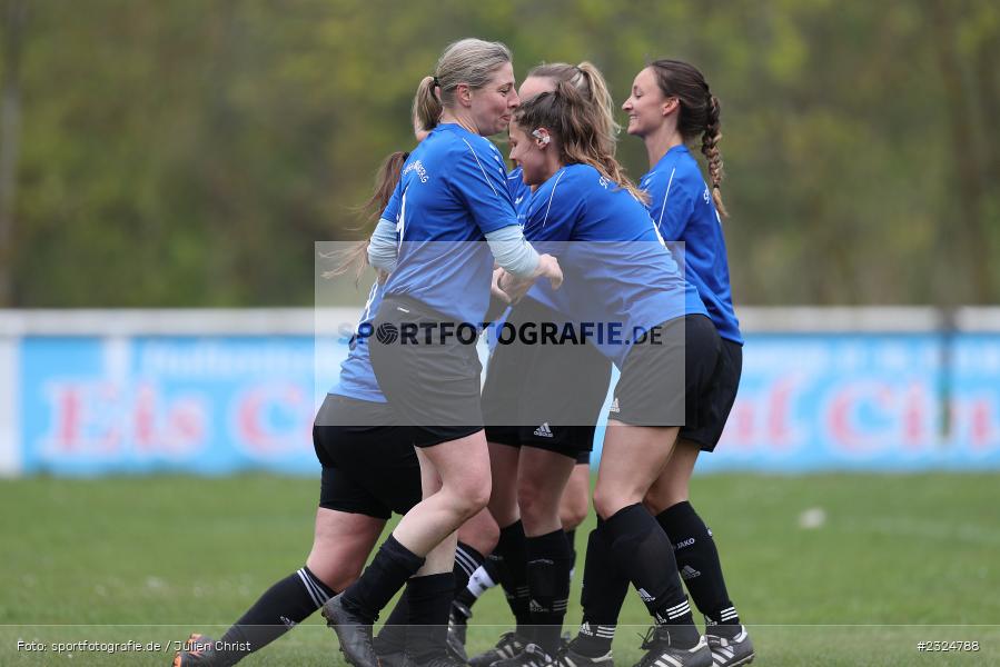 Katharina Weigand, Sportgelände Baggertsweg, Karlstadt, 24.04.2022, BFV, sport, action, April 2022, Saison 2021/2022, Fussball, Amateure, Bezirksliga Frauen, SpVgg Adelsberg, FV Karlstadt - Bild-ID: 2324788