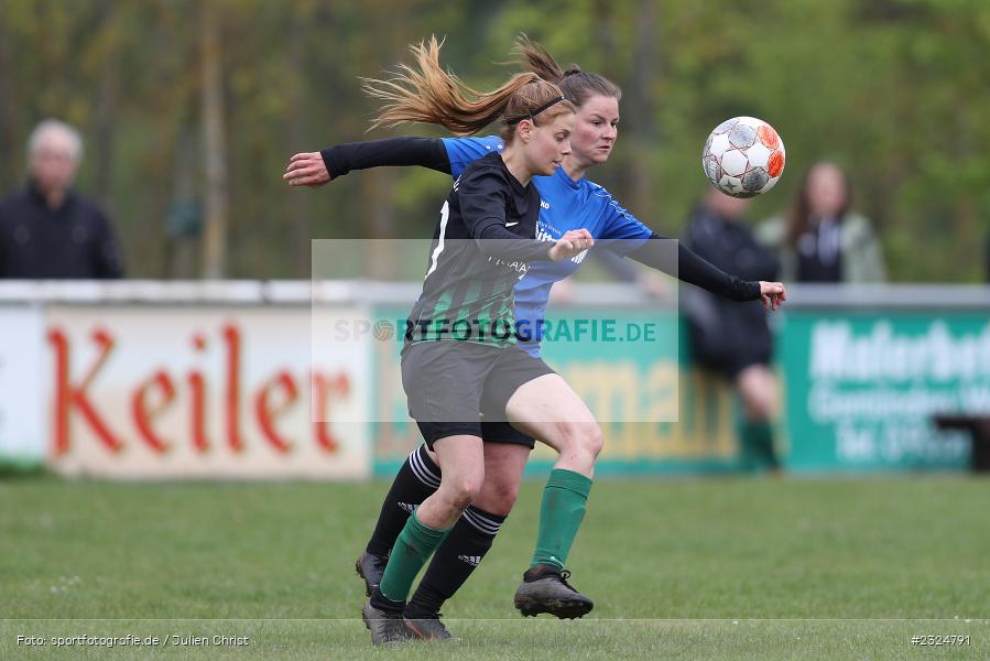 Judith Seitz, Sportgelände Baggertsweg, Karlstadt, 24.04.2022, BFV, sport, action, April 2022, Saison 2021/2022, Fussball, Amateure, Bezirksliga Frauen, SpVgg Adelsberg, FV Karlstadt - Bild-ID: 2324791