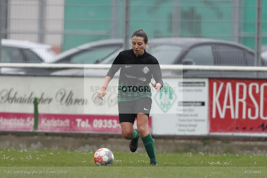 Franziska Hartmann, Sportgelände Baggertsweg, Karlstadt, 24.04.2022, BFV, sport, action, April 2022, Saison 2021/2022, Fussball, Amateure, Bezirksliga Frauen, SpVgg Adelsberg, FV Karlstadt - Bild-ID: 2324803 Franziska Hartmann, Sportgelände Baggertsweg, Karlstadt, 24.04.2022, BFV, sport, action, April 2022, Saison 2021/2022, Fussball, Amateure, Bezirksliga Frauen, SpVgg Adelsberg, FV Karlstadt - Bild-ID: 2324803