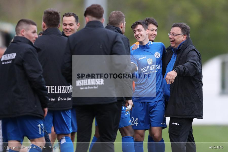 Emotionen, Trainer, Harald Funsch, Sepp Endres Sportanlage, Würzburg, 26.04.2022, BFV, sport, action, April 2022, Saison 2021/2022, Amateure, Fussball, Bayernliga Nord, SVS, WFV, SV Seligenporten, Würzburger FV - Bild-ID: 2324810