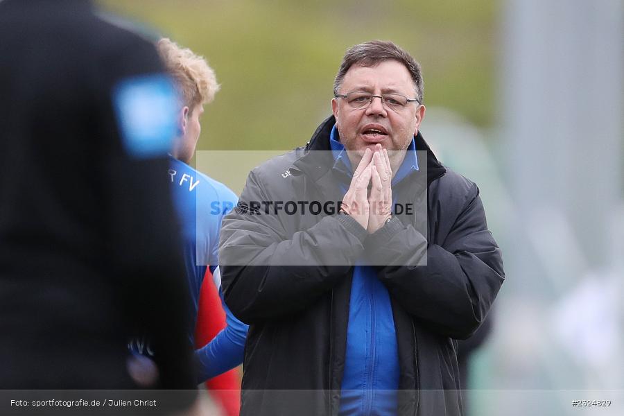 Hände, Arme, gestikuliert, Harald Funsch, Sepp Endres Sportanlage, Würzburg, 26.04.2022, BFV, sport, action, April 2022, Saison 2021/2022, Amateure, Fussball, Bayernliga Nord, SVS, WFV, SV Seligenporten, Würzburger FV - Bild-ID: 2324829