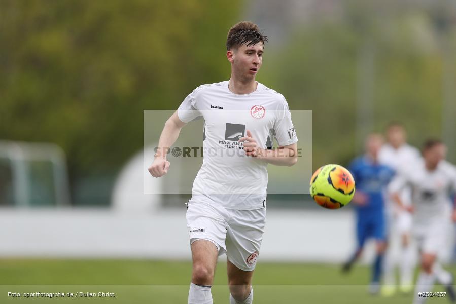 David Vidovic, Sepp Endres Sportanlage, Würzburg, 26.04.2022, BFV, sport, action, April 2022, Saison 2021/2022, Amateure, Fussball, Bayernliga Nord, SVS, WFV, SV Seligenporten, Würzburger FV - Bild-ID: 2324837