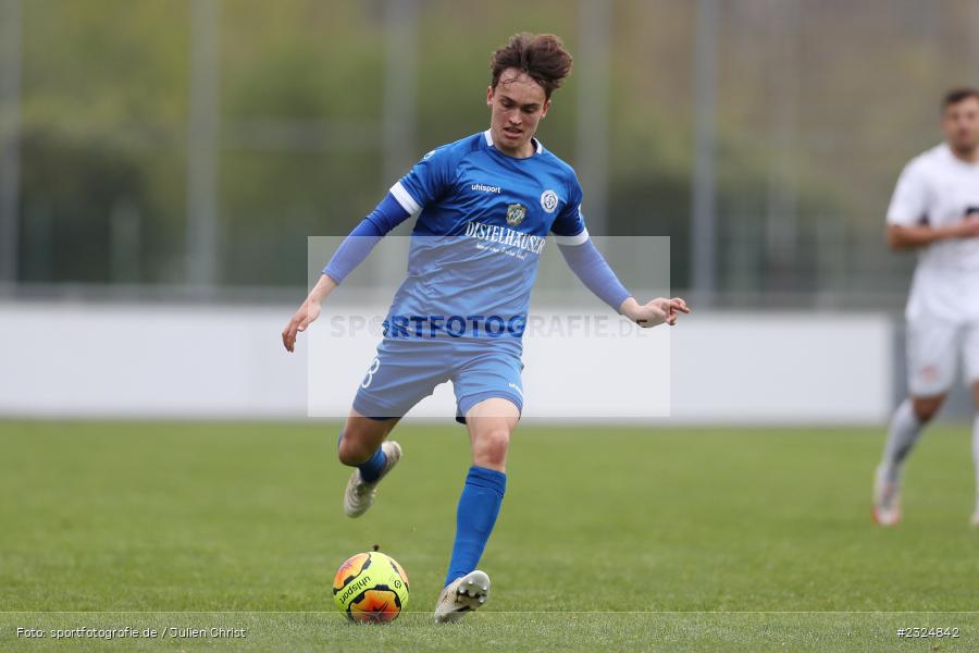 Nico Kuß, Sepp Endres Sportanlage, Würzburg, 26.04.2022, BFV, sport, action, April 2022, Saison 2021/2022, Amateure, Fussball, Bayernliga Nord, SVS, WFV, SV Seligenporten, Würzburger FV - Bild-ID: 2324842