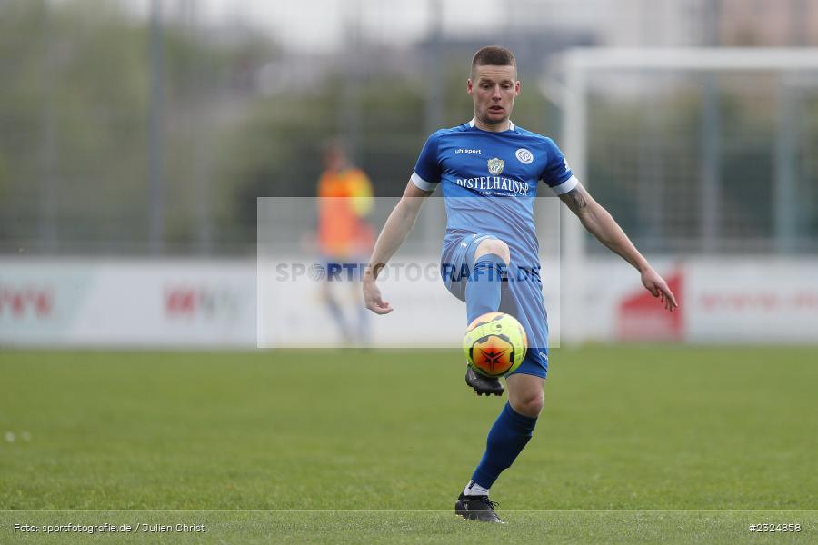 Dennie Michel, Sepp Endres Sportanlage, Würzburg, 26.04.2022, BFV, sport, action, April 2022, Saison 2021/2022, Amateure, Fussball, Bayernliga Nord, SVS, WFV, SV Seligenporten, Würzburger FV - Bild-ID: 2324858
