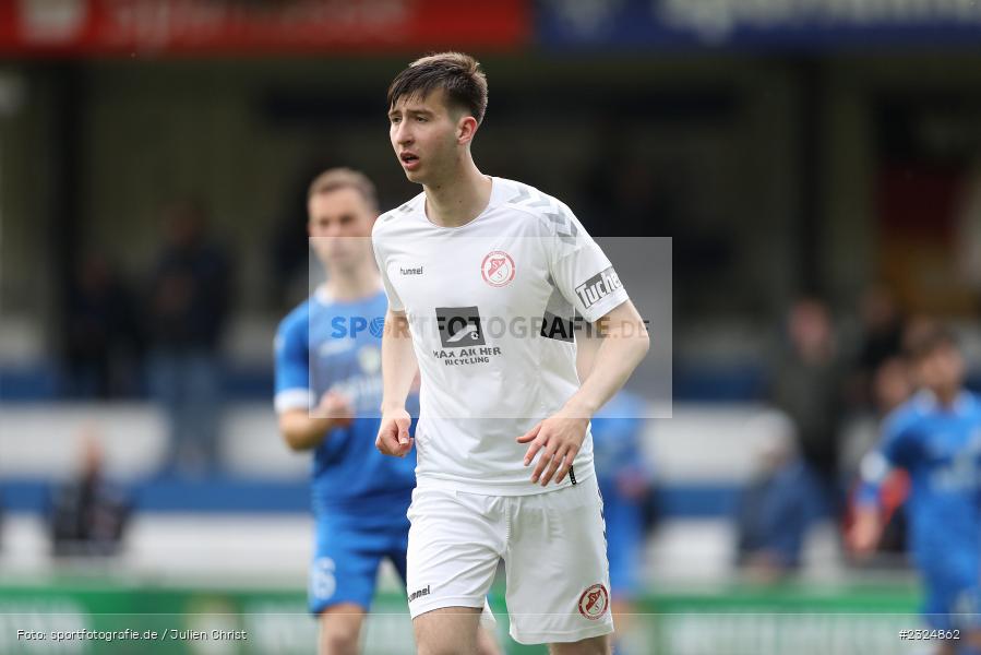David Vidovic, Sepp Endres Sportanlage, Würzburg, 26.04.2022, BFV, sport, action, April 2022, Saison 2021/2022, Amateure, Fussball, Bayernliga Nord, SVS, WFV, SV Seligenporten, Würzburger FV - Bild-ID: 2324862