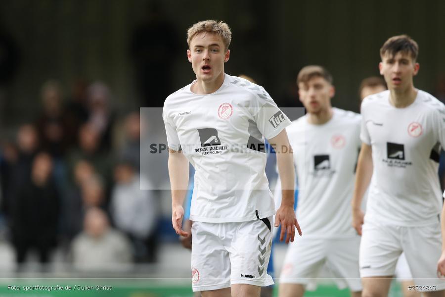 Justin Kussmann, Sepp Endres Sportanlage, Würzburg, 26.04.2022, BFV, sport, action, April 2022, Saison 2021/2022, Amateure, Fussball, Bayernliga Nord, SVS, WFV, SV Seligenporten, Würzburger FV - Bild-ID: 2324863