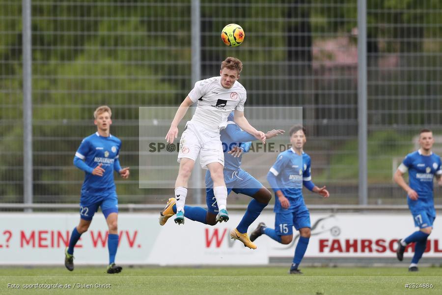 Justin Kussmann, Sepp Endres Sportanlage, Würzburg, 26.04.2022, BFV, sport, action, April 2022, Saison 2021/2022, Amateure, Fussball, Bayernliga Nord, SVS, WFV, SV Seligenporten, Würzburger FV - Bild-ID: 2324886