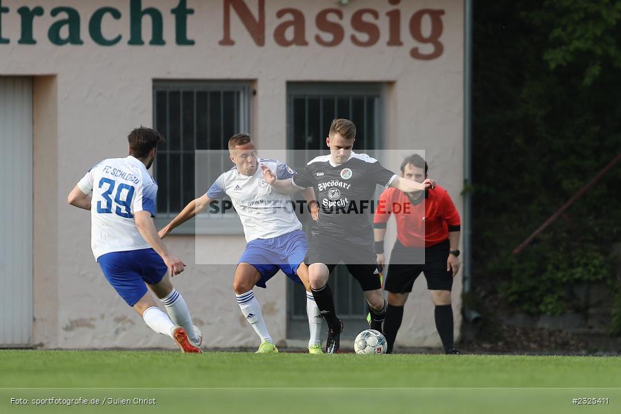Jan Emrich, Sportgelände, Nassig, 29.04.2022, BFV, sport, action, April 2022, Saison 2021/2022, Amateure, Fussball, bfv-Landesliga Odenwald, FCS, SVE, FC Schloßau, SV Eintracht Nassig - Bild-ID: 2325411