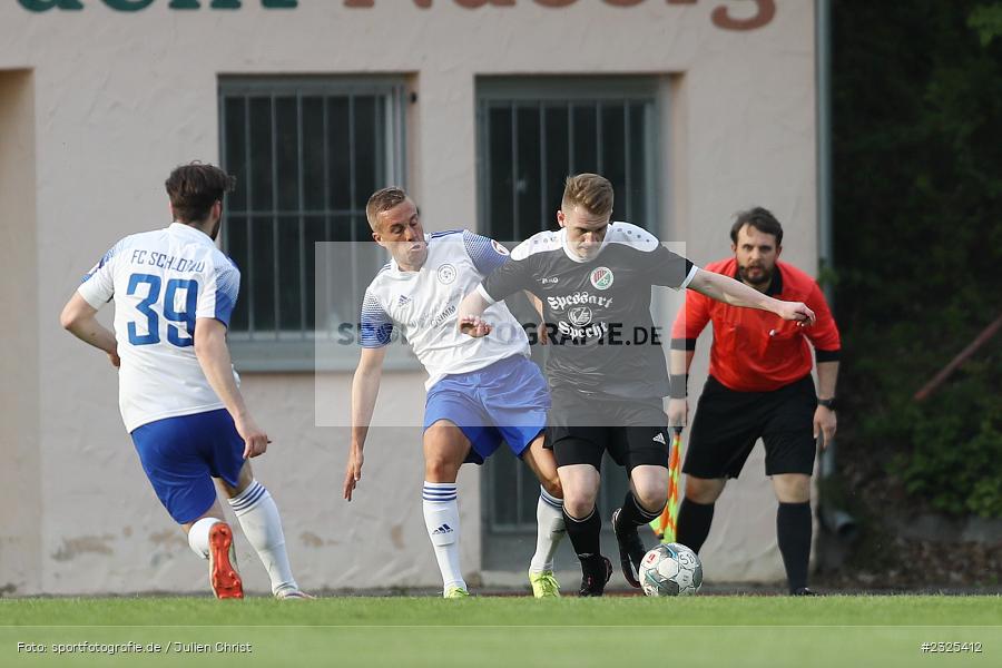 Jan Emrich, Sportgelände, Nassig, 29.04.2022, BFV, sport, action, April 2022, Saison 2021/2022, Amateure, Fussball, bfv-Landesliga Odenwald, FCS, SVE, FC Schloßau, SV Eintracht Nassig - Bild-ID: 2325412