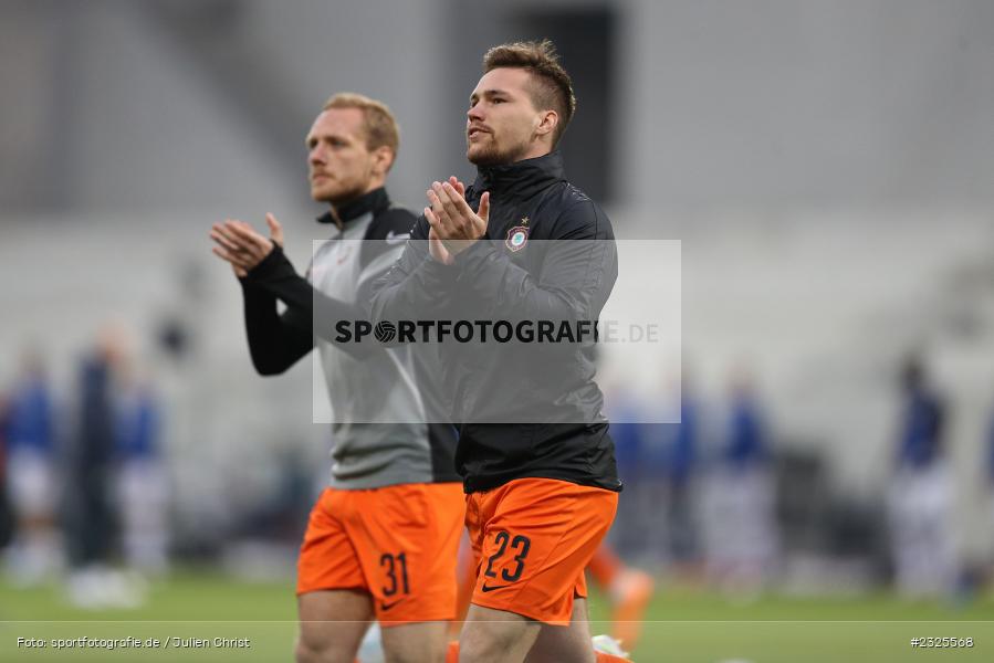 Hände, Arme, gestikuliert, Anthony Barylla, Merck-Stadion am Böllenfalltor, Darmstadt, 30.04.2022, DFL, sport, action, April 2022, Saison 2021/2022, Fussball, AUE, FCE, D98, SV98, FC Erzgebirge Aue, SV Darmstadt 98 - Bild-ID: 2325568