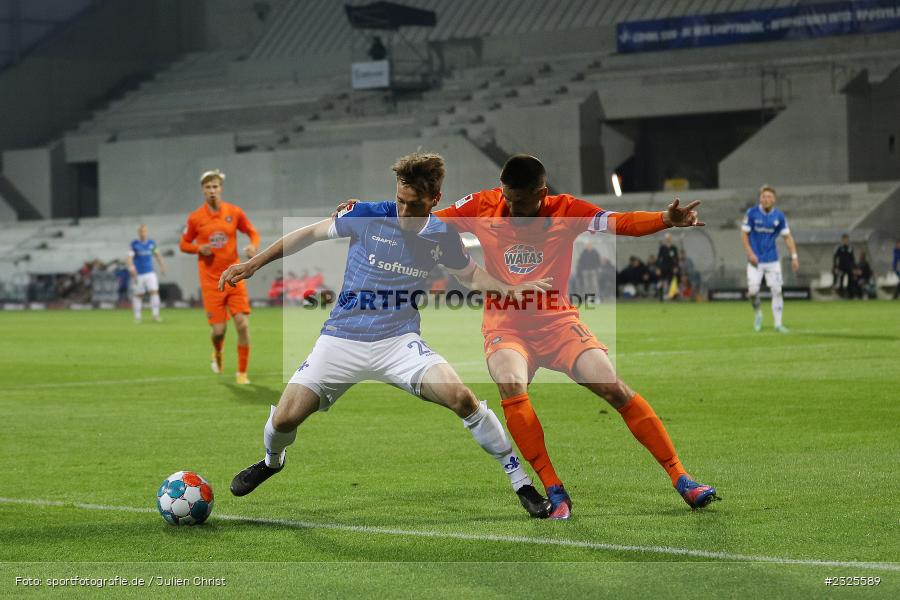 Matthias Bader, Merck-Stadion am Böllenfalltor, Darmstadt, 30.04.2022, DFL, sport, action, April 2022, Saison 2021/2022, 2. Bundesliga, Fussball, AUE, FCE, D98, SV98, FC Erzgebirge Aue, SV Darmstadt 98 - Bild-ID: 2325589