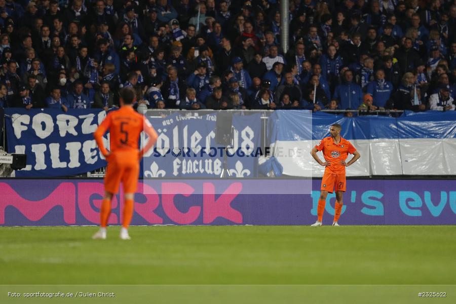 Clemens Fandrich, Merck-Stadion am Böllenfalltor, Darmstadt, 30.04.2022, DFL, sport, action, April 2022, Saison 2021/2022, 2. Bundesliga, Fussball, AUE, FCE, D98, SV98, FC Erzgebirge Aue, SV Darmstadt 98 - Bild-ID: 2325622