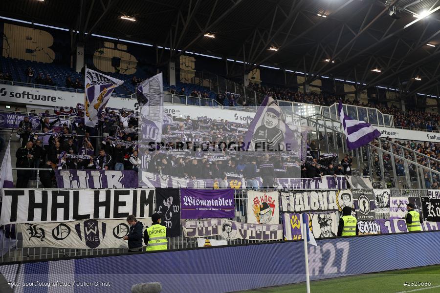 Wismutadler, Thalheim, Fans, Merck-Stadion am Böllenfalltor, Darmstadt, 30.04.2022, DFL, sport, action, April 2022, Saison 2021/2022, 2. Bundesliga, Fussball, AUE, FCE, D98, SV98, FC Erzgebirge Aue, SV Darmstadt 98 - Bild-ID: 2325636