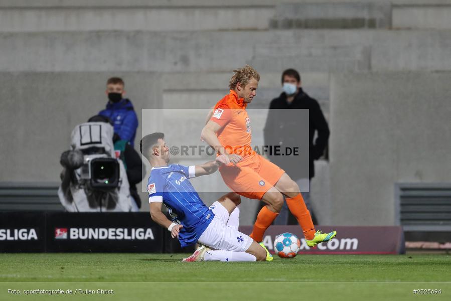 Jan Hochscheidt, Merck-Stadion am Böllenfalltor, Darmstadt, 30.04.2022, DFL, sport, action, April 2022, Saison 2021/2022, 2. Bundesliga, Fussball, AUE, FCE, D98, SV98, FC Erzgebirge Aue, SV Darmstadt 98 - Bild-ID: 2325694