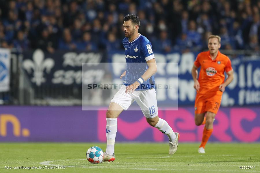 Luca Pfeiffer, Merck-Stadion am Böllenfalltor, Darmstadt, 30.04.2022, DFL, sport, action, April 2022, Saison 2021/2022, 2. Bundesliga, Fussball, AUE, FCE, D98, SV98, FC Erzgebirge Aue, SV Darmstadt 98 - Bild-ID: 2325741