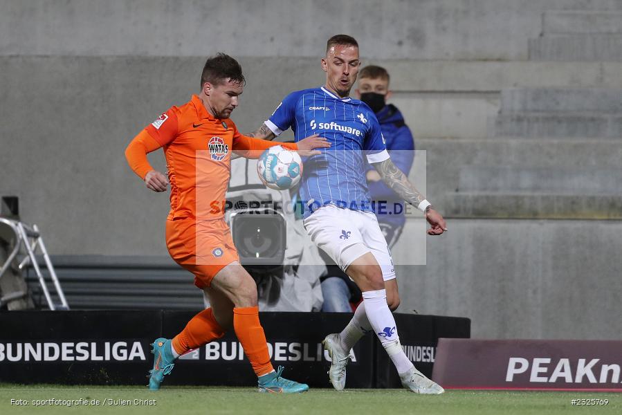 Phillip Tietz, Merck-Stadion am Böllenfalltor, Darmstadt, 30.04.2022, DFL, sport, action, April 2022, Saison 2021/2022, 2. Bundesliga, Fussball, AUE, FCE, D98, SV98, FC Erzgebirge Aue, SV Darmstadt 98 - Bild-ID: 2325769