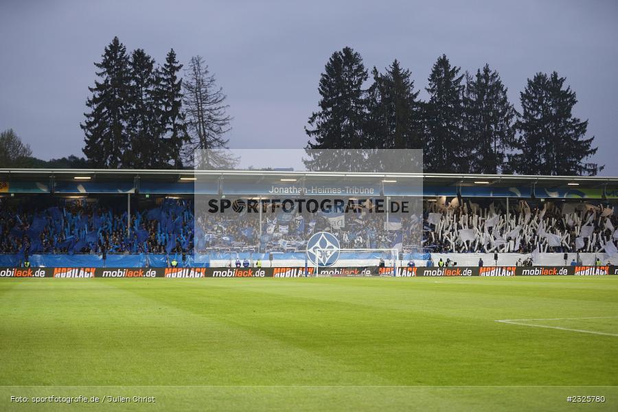 Choreografie, Merck-Stadion am Böllenfalltor, Darmstadt, 30.04.2022, DFL, sport, action, April 2022, Saison 2021/2022, 2. Bundesliga, Fussball, AUE, FCE, D98, SV98, FC Erzgebirge Aue, SV Darmstadt 98 - Bild-ID: 2325780