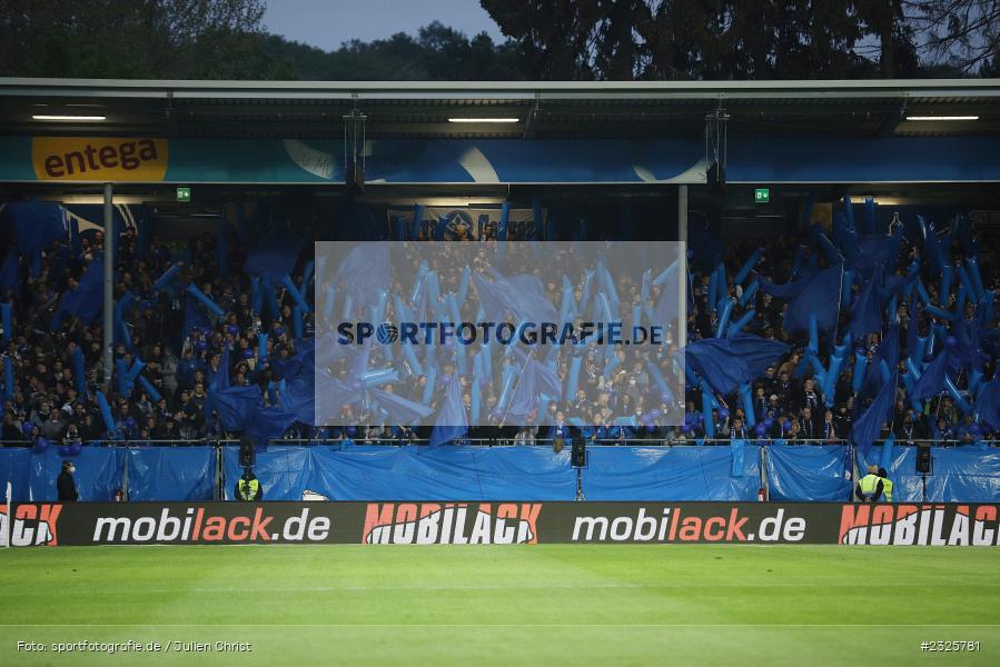 Choreografie, Merck-Stadion am Böllenfalltor, Darmstadt, 30.04.2022, DFL, sport, action, April 2022, Saison 2021/2022, 2. Bundesliga, Fussball, AUE, FCE, D98, SV98, FC Erzgebirge Aue, SV Darmstadt 98 - Bild-ID: 2325781