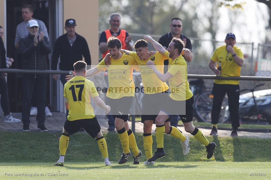 Torjubel, Lukas Götz, Sportplatz, Eisingen, 01.05.2022, BFV, sport, action, Mai 2022, Saison 2021/2022, Fussball, Kreispokal Finale, TUS, TSV, TuS Frammersbach, TSV Eisingen - Bild-ID: 2325816