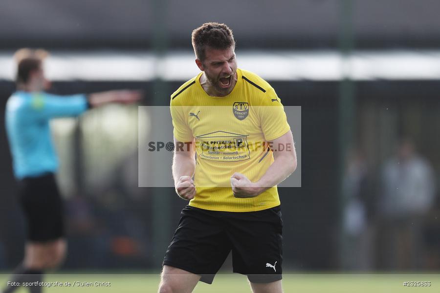 Emotionen, Daniel Woller, Sportplatz, Eisingen, 01.05.2022, BFV, sport, action, Mai 2022, Saison 2021/2022, Fussball, Kreispokal Finale, TUS, TSV, TuS Frammersbach, TSV Eisingen - Bild-ID: 2325833
