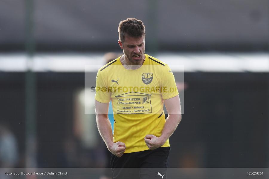 Emotionen, Daniel Woller, Sportplatz, Eisingen, 01.05.2022, BFV, sport, action, Mai 2022, Saison 2021/2022, Fussball, Kreispokal Finale, TUS, TSV, TuS Frammersbach, TSV Eisingen - Bild-ID: 2325834
