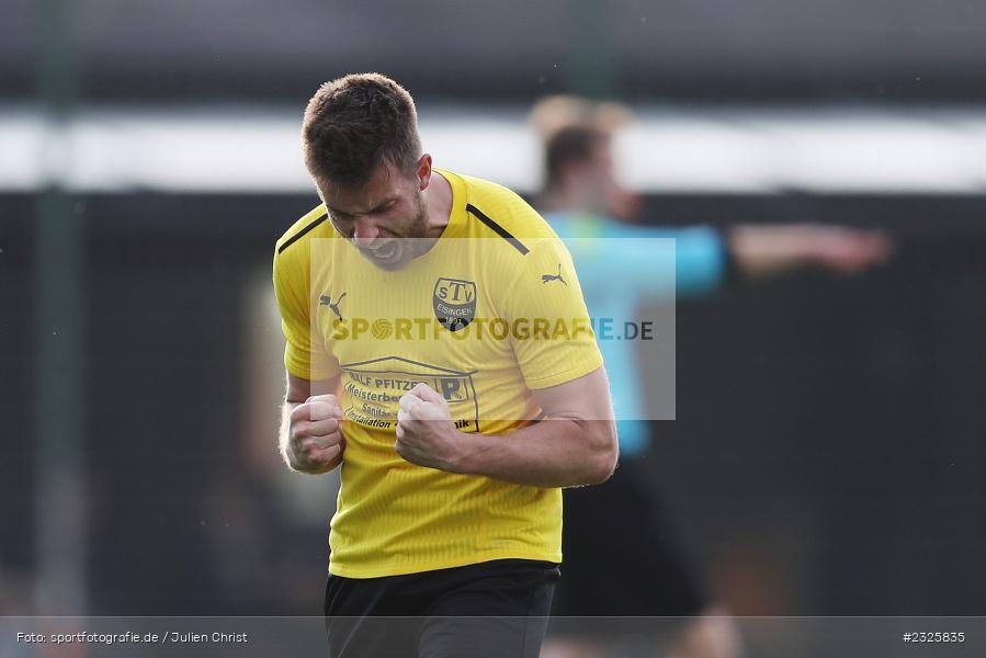 Emotionen, Daniel Woller, Sportplatz, Eisingen, 01.05.2022, BFV, sport, action, Mai 2022, Saison 2021/2022, Fussball, Kreispokal Finale, TUS, TSV, TuS Frammersbach, TSV Eisingen - Bild-ID: 2325835
