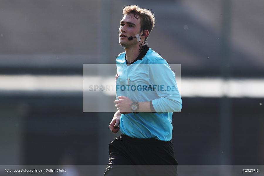 Schiedsrichter, Adrian Schmitzius, Sportplatz, Eisingen, 01.05.2022, BFV, sport, action, Mai 2022, Saison 2021/2022, Fussball, Kreispokal Finale, TUS, TSV, TuS Frammersbach, TSV Eisingen - Bild-ID: 2325913