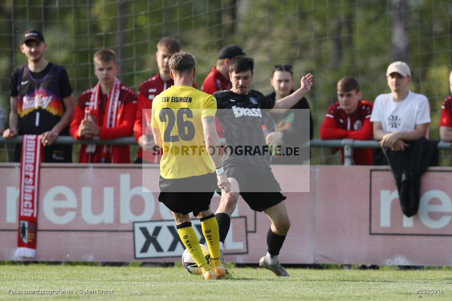 Joshua Heberlein, Sportplatz, Eisingen, 01.05.2022, BFV, sport, action, Mai 2022, Saison 2021/2022, Fussball, Kreispokal Finale, TUS, TSV, TuS Frammersbach, TSV Eisingen - Bild-ID: 2325918