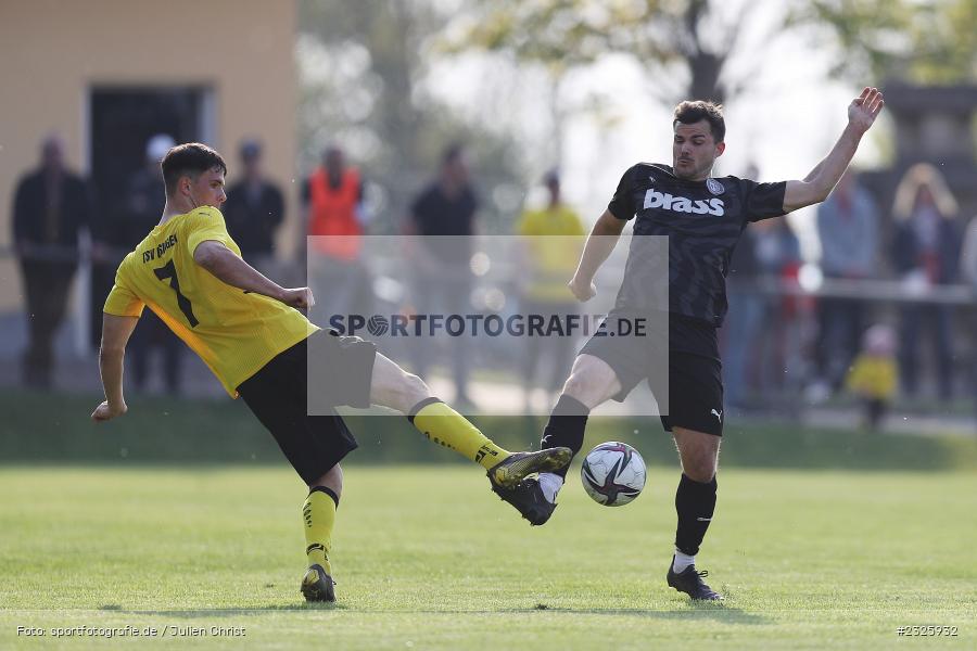 Patrick Geiger, Sportplatz, Eisingen, 01.05.2022, BFV, sport, action, Mai 2022, Saison 2021/2022, Fussball, Kreispokal Finale, TUS, TSV, TuS Frammersbach, TSV Eisingen - Bild-ID: 2325932