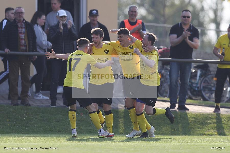 Torjubel, Lukas Götz, Sportplatz, Eisingen, 01.05.2022, BFV, sport, action, Mai 2022, Saison 2021/2022, Fussball, Kreispokal Finale, TUS, TSV, TuS Frammersbach, TSV Eisingen - Bild-ID: 2325946