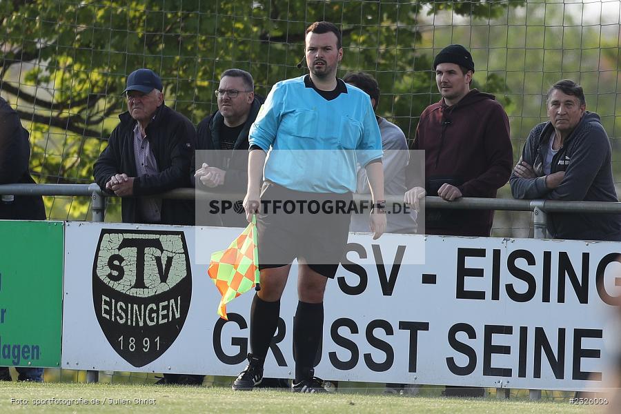 Niklas Göbel, Sportplatz, Eisingen, 01.05.2022, BFV, sport, action, Mai 2022, Saison 2021/2022, Fussball, Kreispokal Finale, TUS, TSV, TuS Frammersbach, TSV Eisingen - Bild-ID: 2326006