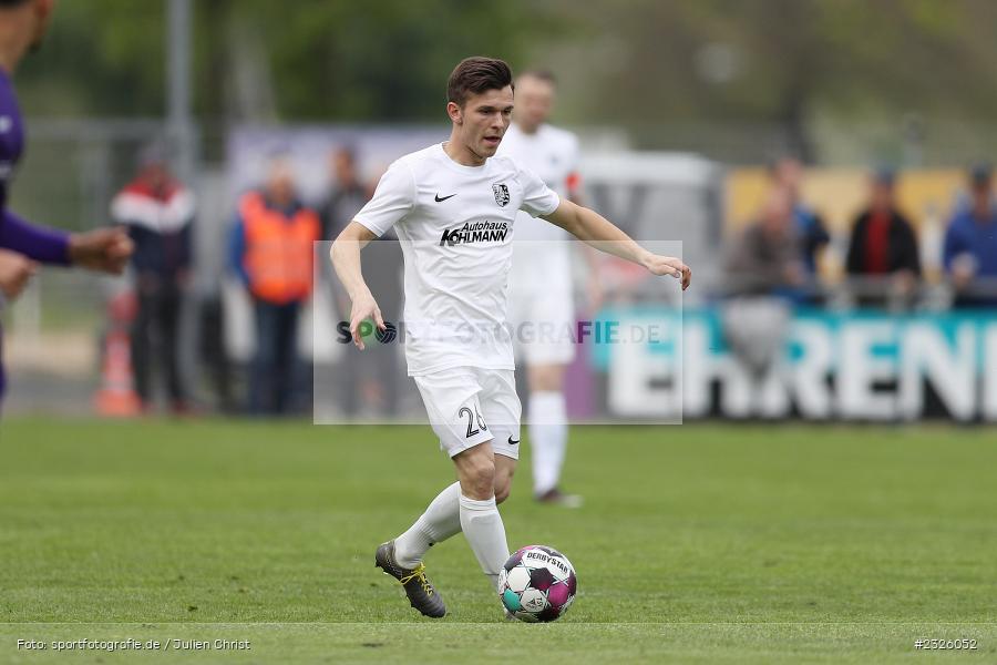 Paul Karle, Sportplatz, Karlburg, 01.05.2022, BFV, sport, action, April 2022, Saison 2021/2022, Fussball, Amateure, Bayernliga Nord, FCE, TSV, FC Eintracht Bamberg, TSV Karlburg - Bild-ID: 2326052