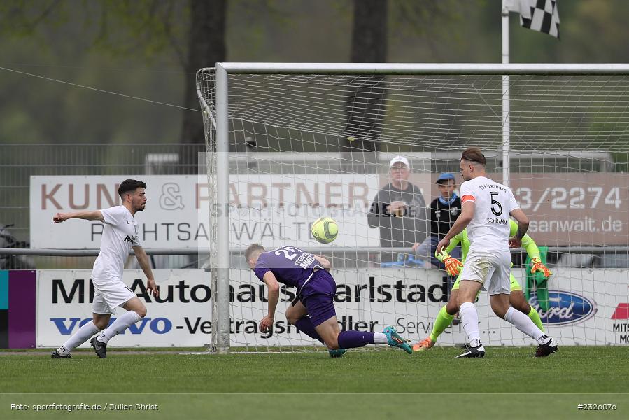 Franz Helmer, Sportplatz, Karlburg, 01.05.2022, BFV, sport, action, April 2022, Saison 2021/2022, Fussball, Amateure, Bayernliga Nord, FCE, TSV, FC Eintracht Bamberg, TSV Karlburg - Bild-ID: 2326076