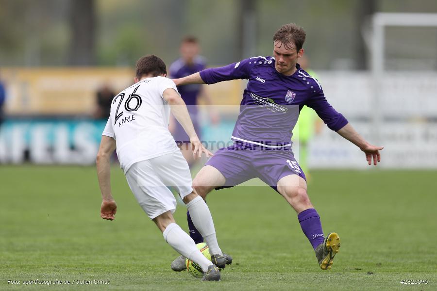 Paul Karle, Sportplatz, Karlburg, 01.05.2022, BFV, sport, action, April 2022, Saison 2021/2022, Fussball, Amateure, Bayernliga Nord, FCE, TSV, FC Eintracht Bamberg, TSV Karlburg - Bild-ID: 2326090