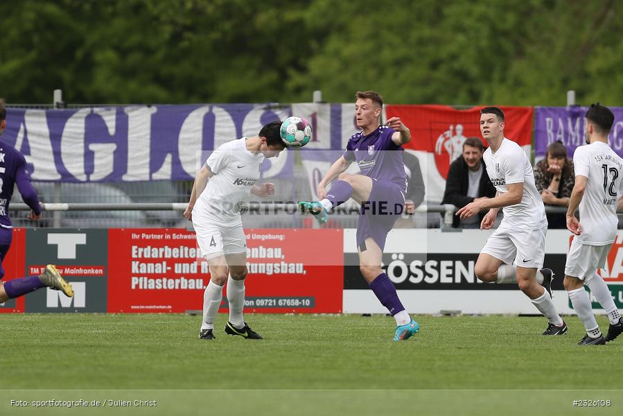 Cedric Fenske, Sportplatz, Karlburg, 01.05.2022, BFV, sport, action, April 2022, Saison 2021/2022, Fussball, Amateure, Bayernliga Nord, FCE, TSV, FC Eintracht Bamberg, TSV Karlburg - Bild-ID: 2326108