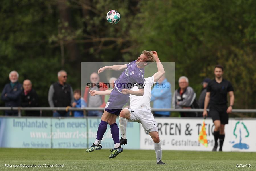 Marc Reischmann, Sportplatz, Karlburg, 01.05.2022, BFV, sport, action, April 2022, Saison 2021/2022, Fussball, Amateure, Bayernliga Nord, FCE, TSV, FC Eintracht Bamberg, TSV Karlburg - Bild-ID: 2326110