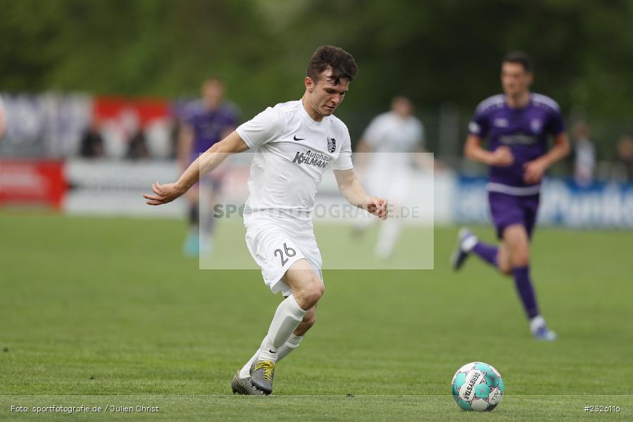 Paul Karle, Sportplatz, Karlburg, 01.05.2022, BFV, sport, action, April 2022, Saison 2021/2022, Fussball, Amateure, Bayernliga Nord, FCE, TSV, FC Eintracht Bamberg, TSV Karlburg - Bild-ID: 2326116