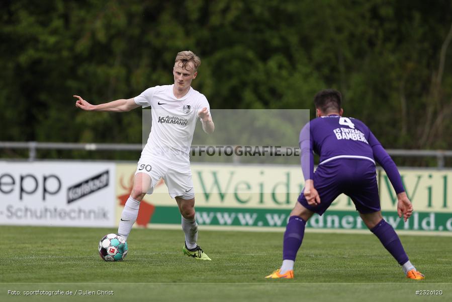 Marco Kunzmann, Sportplatz, Karlburg, 01.05.2022, BFV, sport, action, April 2022, Saison 2021/2022, Fussball, Amateure, Bayernliga Nord, FCE, TSV, FC Eintracht Bamberg, TSV Karlburg - Bild-ID: 2326120