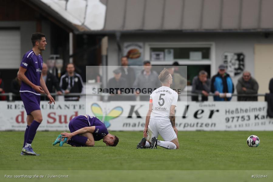 Marvin Schramm, Sportplatz, Karlburg, 01.05.2022, BFV, sport, action, April 2022, Saison 2021/2022, Fussball, Amateure, Bayernliga Nord, FCE, TSV, FC Eintracht Bamberg, TSV Karlburg - Bild-ID: 2326141