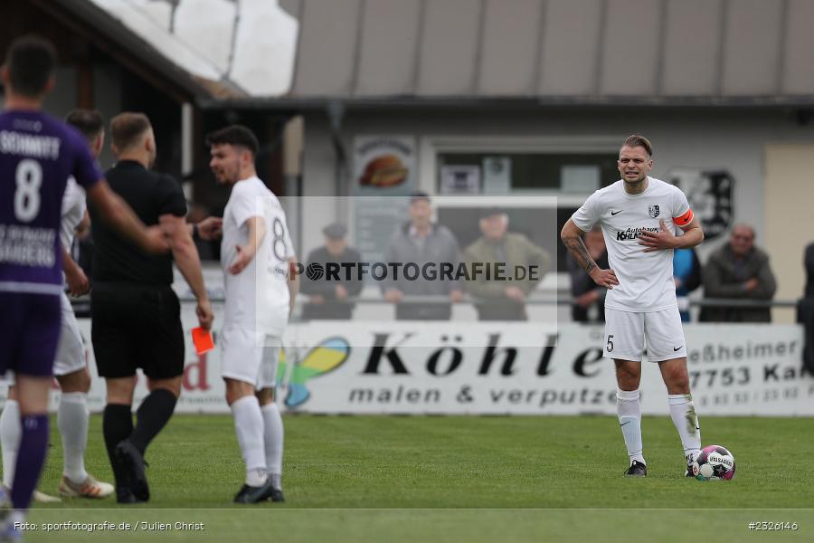 Marvin Schramm, Sportplatz, Karlburg, 01.05.2022, BFV, sport, action, April 2022, Saison 2021/2022, Fussball, Amateure, Bayernliga Nord, FCE, TSV, FC Eintracht Bamberg, TSV Karlburg - Bild-ID: 2326146