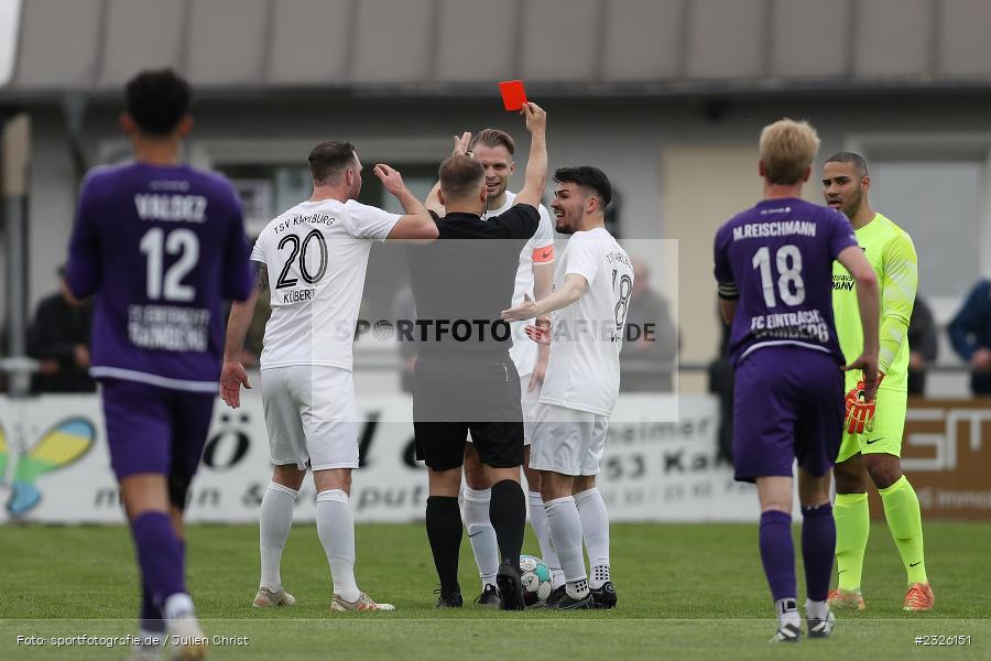 Marvin Schramm, Maurice Kübert, Sportplatz, Karlburg, 01.05.2022, BFV, sport, action, April 2022, Saison 2021/2022, Fussball, Amateure, Bayernliga Nord, FCE, TSV, FC Eintracht Bamberg, TSV Karlburg - Bild-ID: 2326151