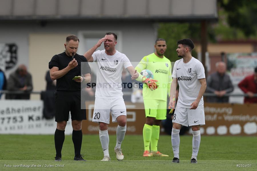 Christopher Knauer, Sportplatz, Karlburg, 01.05.2022, BFV, sport, action, April 2022, Saison 2021/2022, Fussball, Amateure, Bayernliga Nord, FCE, TSV, FC Eintracht Bamberg, TSV Karlburg - Bild-ID: 2326157