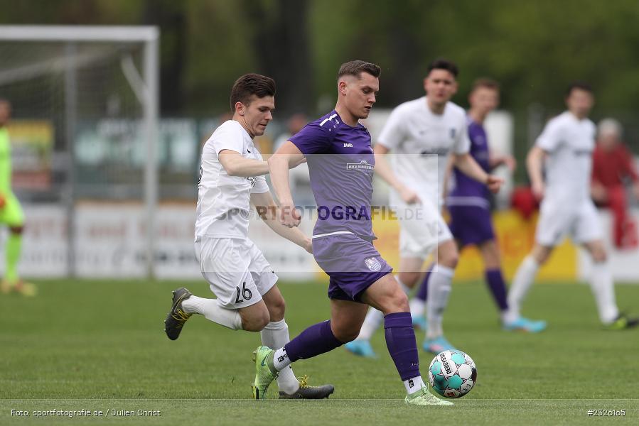 Lukas Schmittschmitt, Sportplatz, Karlburg, 01.05.2022, BFV, sport, action, April 2022, Saison 2021/2022, Fussball, Amateure, Bayernliga Nord, FCE, TSV, FC Eintracht Bamberg, TSV Karlburg - Bild-ID: 2326165