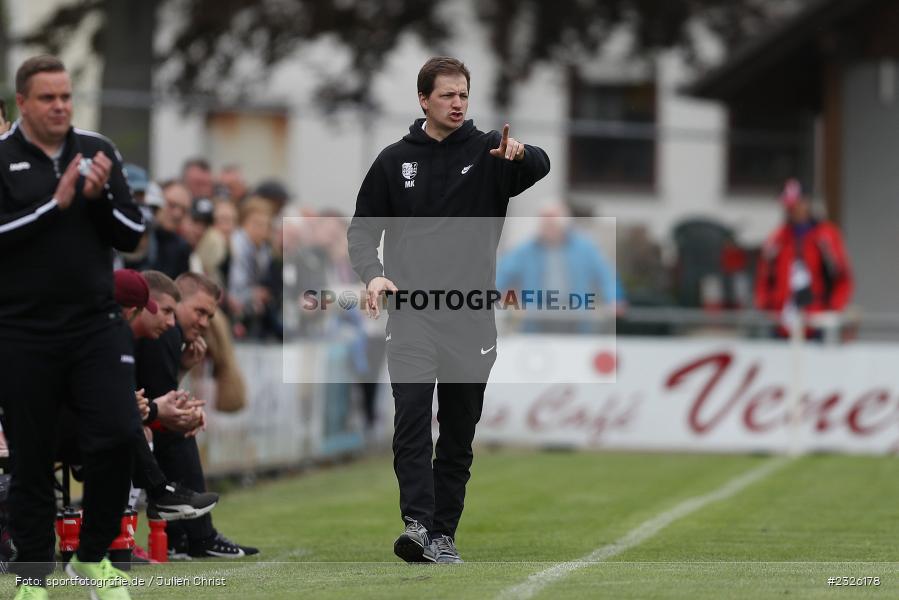 Markus Köhler, Sportplatz, Karlburg, 01.05.2022, BFV, sport, action, April 2022, Saison 2021/2022, Fussball, Amateure, Bayernliga Nord, FCE, TSV, FC Eintracht Bamberg, TSV Karlburg - Bild-ID: 2326178