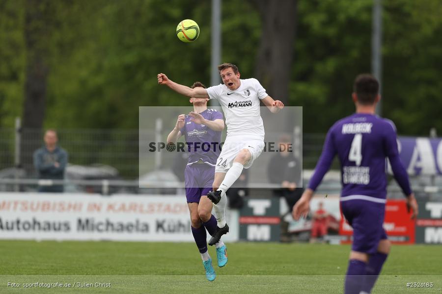 Sebastian Fries, Sportplatz, Karlburg, 01.05.2022, BFV, sport, action, April 2022, Saison 2021/2022, Fussball, Amateure, Bayernliga Nord, FCE, TSV, FC Eintracht Bamberg, TSV Karlburg - Bild-ID: 2326183 Sebastian Fries, Sportplatz, Karlburg, 01.05.2022, BFV, sport, action, April 2022, Saison 2021/2022, Fussball, Amateure, Bayernliga Nord, FCE, TSV, FC Eintracht Bamberg, TSV Karlburg - Bild-ID: 2326183