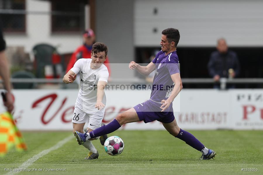 Paul Karle, Sportplatz, Karlburg, 01.05.2022, BFV, sport, action, April 2022, Saison 2021/2022, Fussball, Amateure, Bayernliga Nord, FCE, TSV, FC Eintracht Bamberg, TSV Karlburg - Bild-ID: 2326206