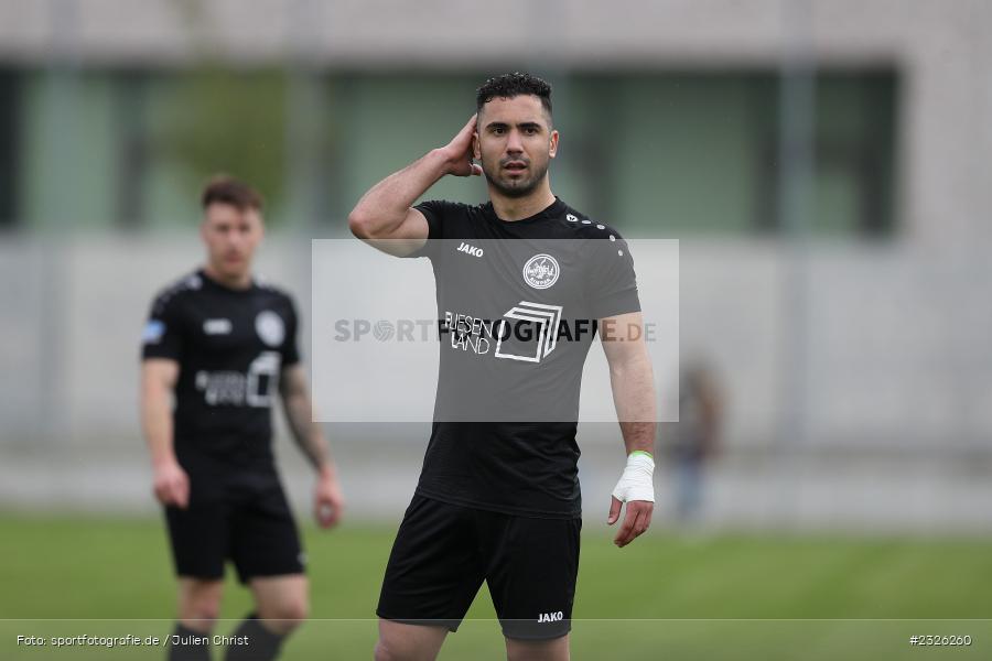 Johan Brahimi, Sportplatz, Lohr am Main, 01.05.2022, BFV, sport, action, April 2022, Saison 2021/2022, Fussball, Amateure, Bezirksliga Unterfranken West, ASV, TSV, ASV Rimpar, TSV Lohr - Bild-ID: 2326260