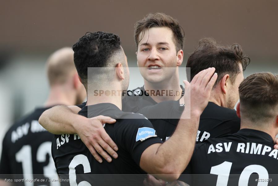 Torjubel, Phillip Löw, Sportplatz, Lohr am Main, 01.05.2022, BFV, sport, action, April 2022, Saison 2021/2022, Fussball, Amateure, Bezirksliga Unterfranken West, ASV, TSV, ASV Rimpar, TSV Lohr - Bild-ID: 2326273