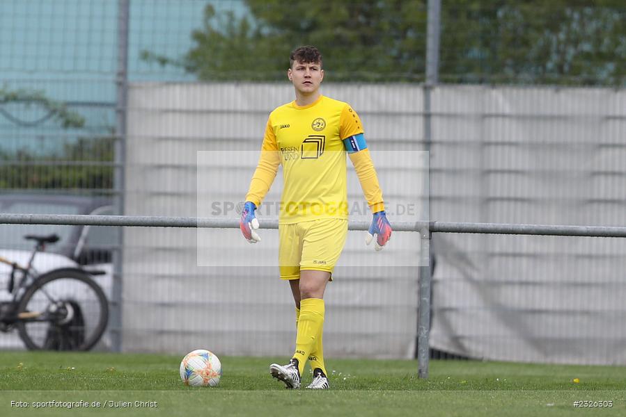 Robin Michel, Sportplatz, Lohr am Main, 01.05.2022, BFV, sport, action, April 2022, Saison 2021/2022, Fussball, Amateure, Bezirksliga Unterfranken West, ASV, TSV, ASV Rimpar, TSV Lohr - Bild-ID: 2326303