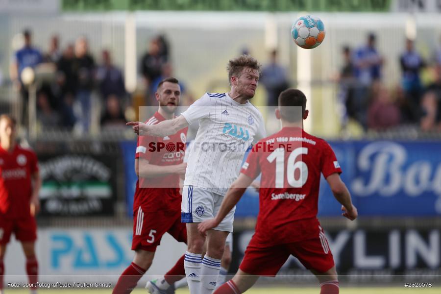 Roberto Desch, Stadion am Schönbusch, Aschaffenburg, 06.05.2022, BFV, sport, action, Mai 2022, Saison 2021/2022, Fussball, RLB, Regionalliga Bayern, TSV, SVA, TSV 1860 Rosenheim, SV Viktoria Aschaffenburg - Bild-ID: 2326578